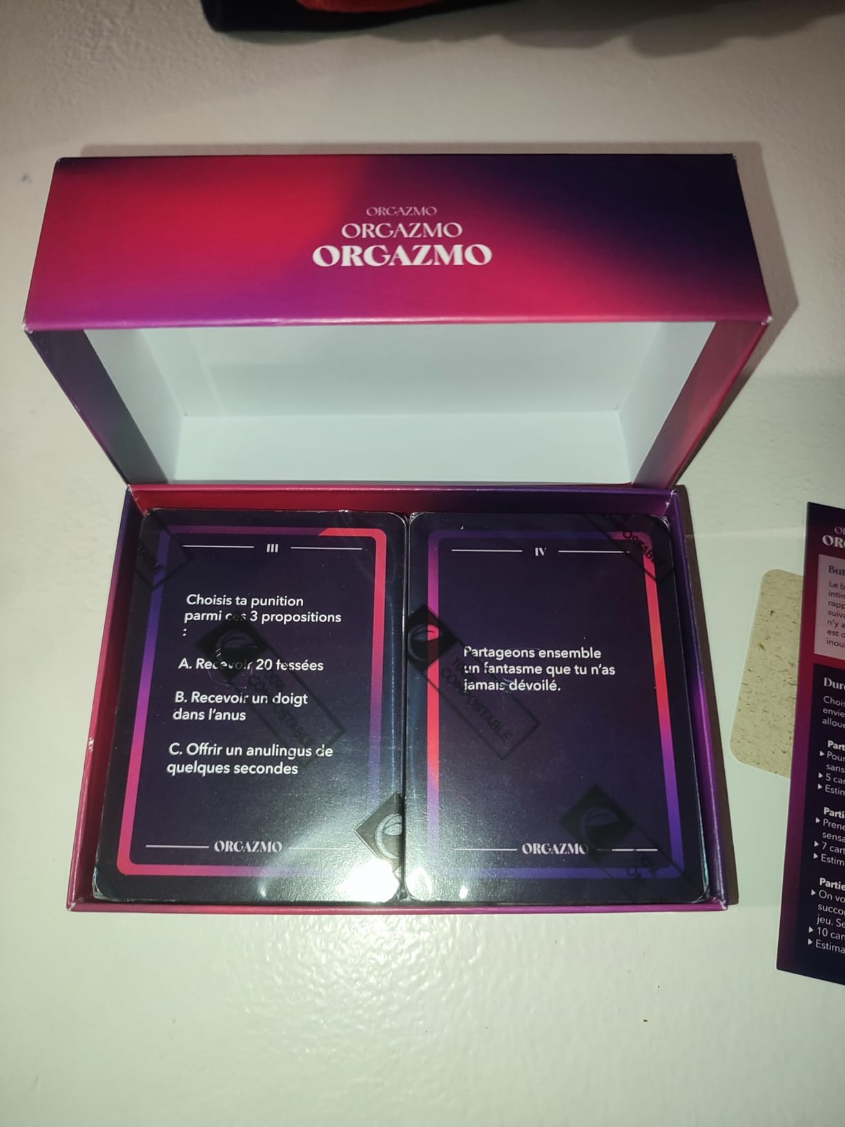 Orgazmo Jeu de Cartes - Avis Client 4